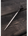 Stecchino medievale per mangiare, in acciaio inossidabile forgiato a mano