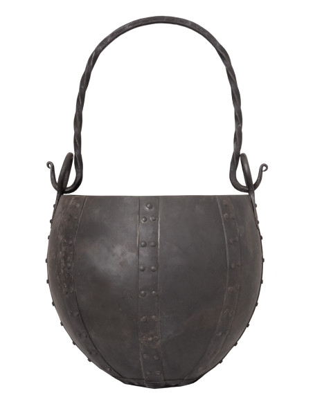 Calderone in acciaio rivettato, circa...