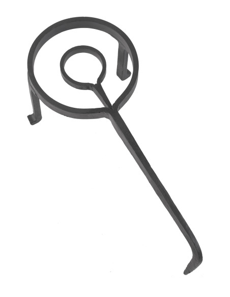 Supporto da cucina medievale, tripode...