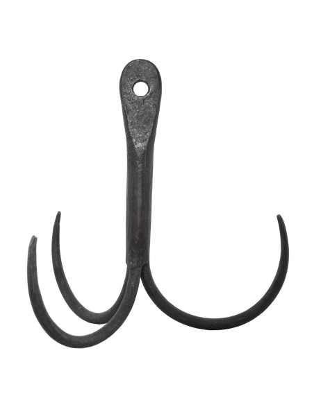 Gancio medieval di presa, acciaio...