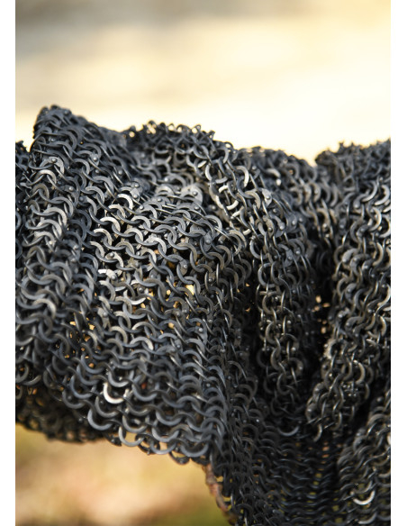 Gambale di maglia di cotta, anelli...