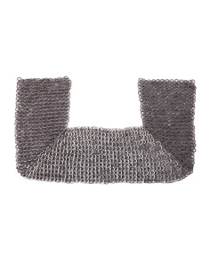 Protezione collo cotta di maglia, anelli diametro 8 mm.