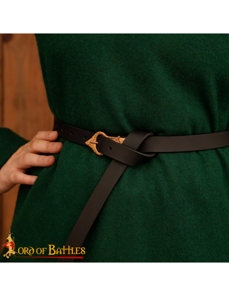 Cintura medieval sassone fibbia in...