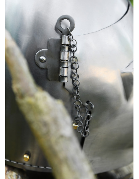 Casco con muso di levriero del XIV...