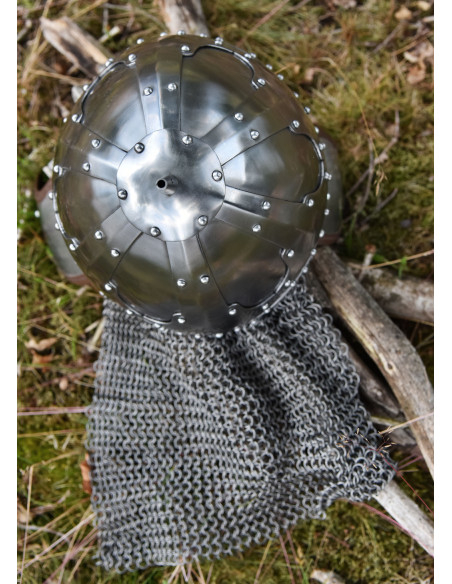 Casco Spangenhelmet con paraorecchie...