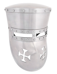 Elmo crociato funzionante, XII-XIII secolo