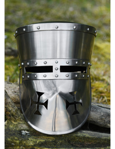 Elmo crociato funzionante, XII-XIII secolo