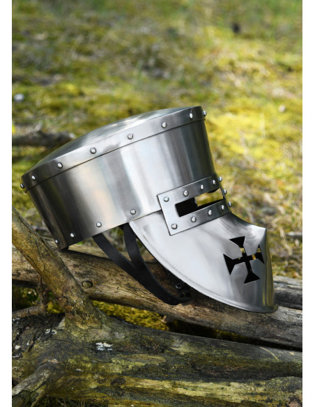 Elmo crociato funzionante, XII-XIII...