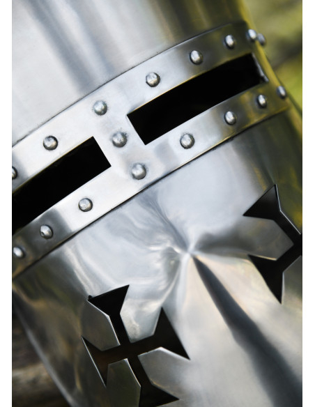 Elmo crociato funzionante, XII-XIII...