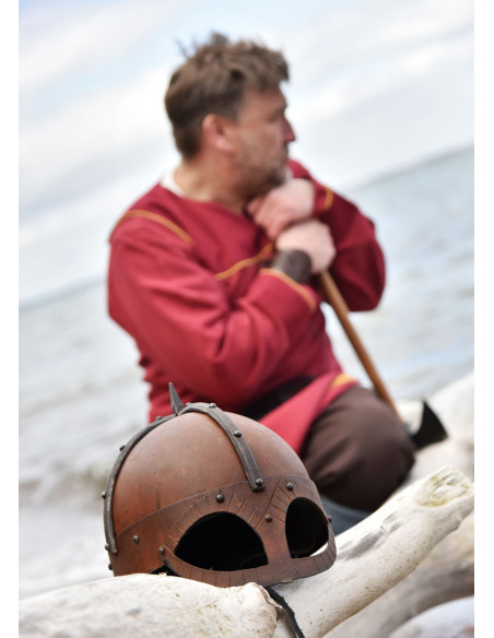 Gjermundbu Elmo vichingo con cotta di...