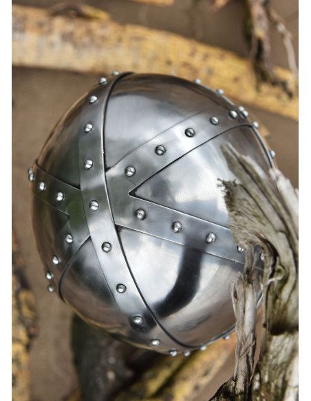 Casco Spangenhelmet con visiera