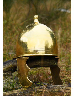 el casco repubblicano Montefortino, ottone, circa 1,2 mm