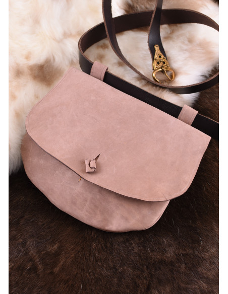 Borsa in pelle con passanti per...