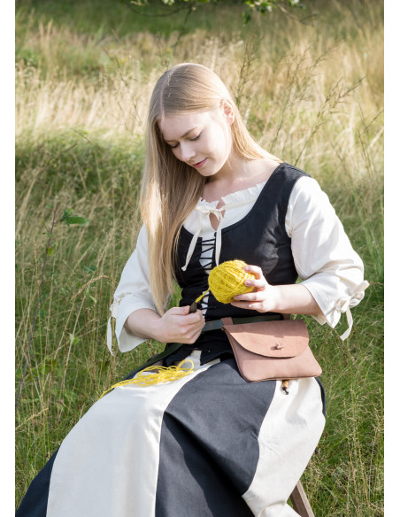 Borsa in pelle con passanti per...