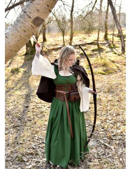 Corpetto di pelle con strato interno...