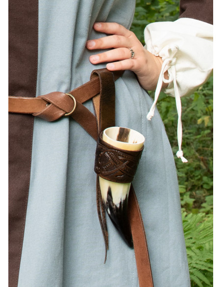 Tahalí per corno con design a drago...