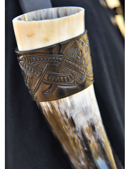 Tahalí per corno con design a drago...