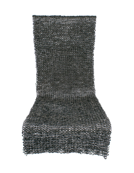 Gonna di maglia con anelli di...