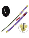 Katana viola Enma di Zoro, Bambù con LED