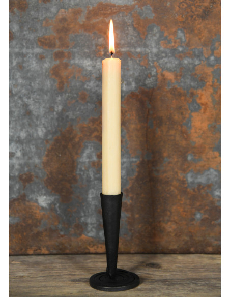 Candelabro forgiato a mano con base a...