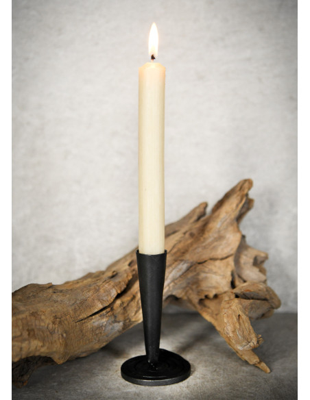 Candelabro forgiato a mano con base a...