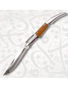 Coltello arabo di Carraca serie Seta Ambra (28,5 cm).