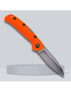 Coltello a sblocco Third, fibra di nylon arancione 2