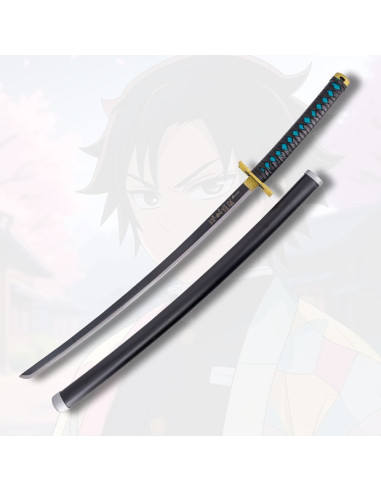 Katana decorativa Tokitou Muichirou dall'anime Demon Slayer