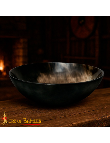 Ciotola in vero corno fatta a mano