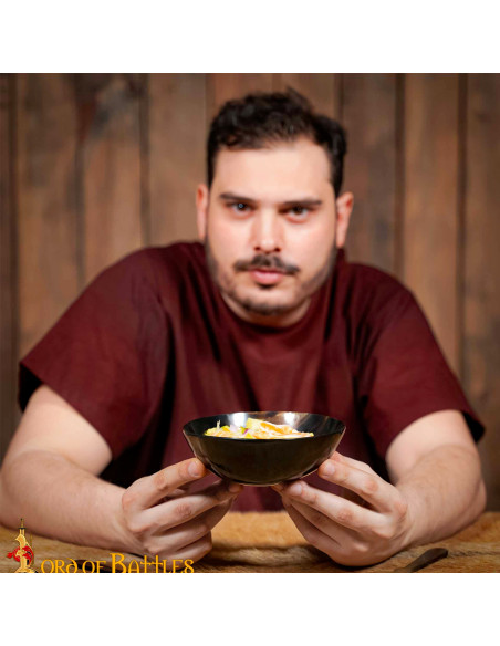 Ciotola in vero corno fatta a mano