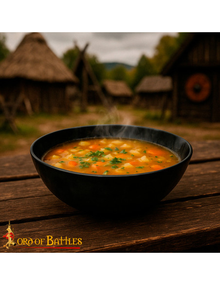 Ciotola in vero corno fatta a mano