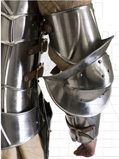 Brazos articulados armadura medieval gótica - Armature Medievale