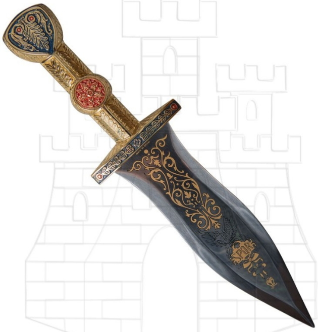 Daga Romana Oro 1 - Il pugio romano o il pugnale romano