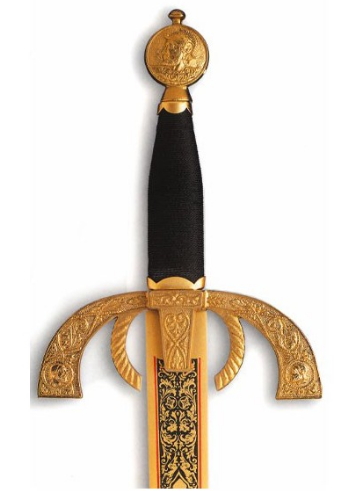Espada Duque de Alba dorada - Spade del Gran Duca d' Alba