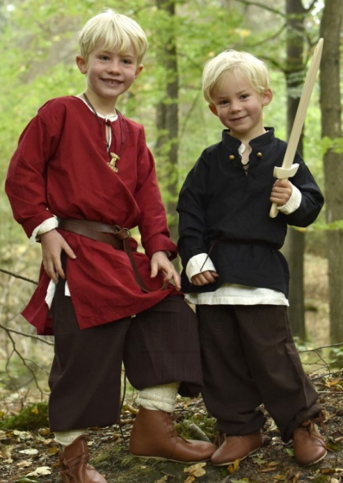 Camisa medieval niño Colin - Abiti medievali per bambini